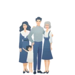 illustration famille