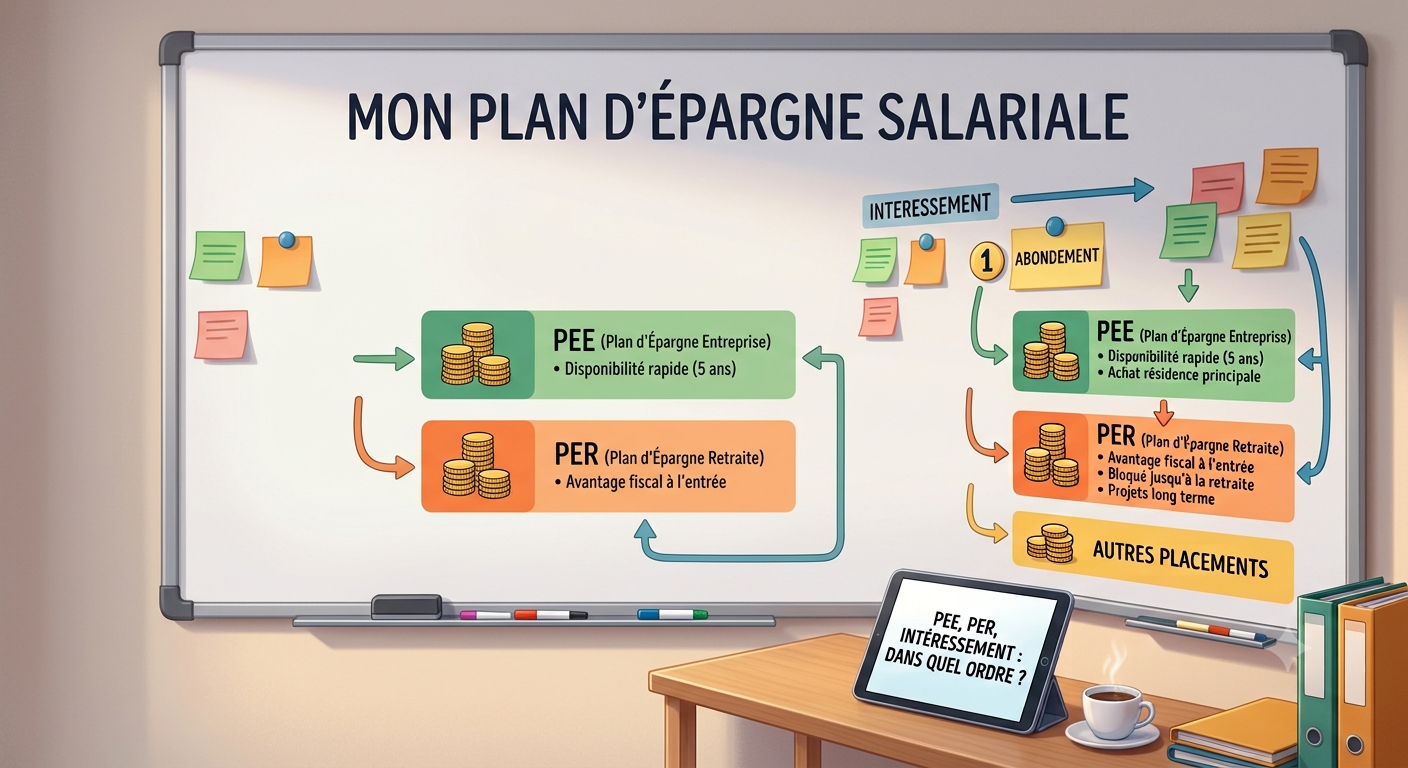 PEE, PER, intéressement : dans quel ordre placer en 2026 PEE, PER, intéressement : dans quel ordre placer en 2026